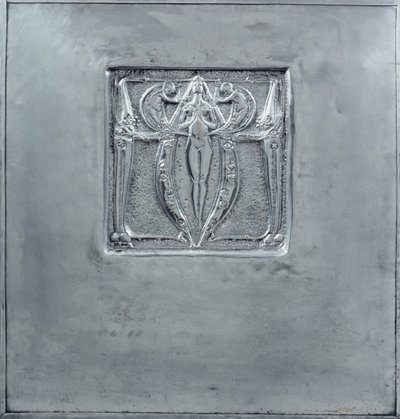 Decorative panel of beaten metal, 1898-99 by Margaret MacDonald Mackintosh